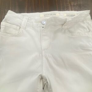Jones New York White Lexington Straight Jeans